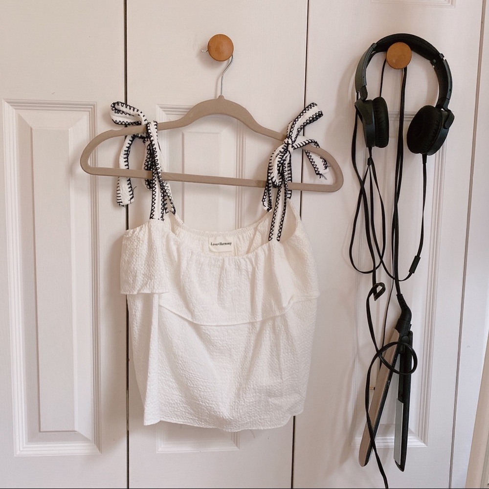 Tie Shoulder Tank Top